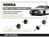 Honda Civic 16-21/ TYPE-R FK8 17- Bakre Trailing Stagsbussningar (Pillowball) - 2Delar/Set Hardrace